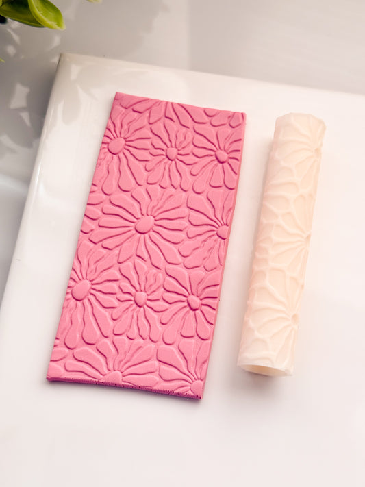 Flower Pattern III Resin Roller