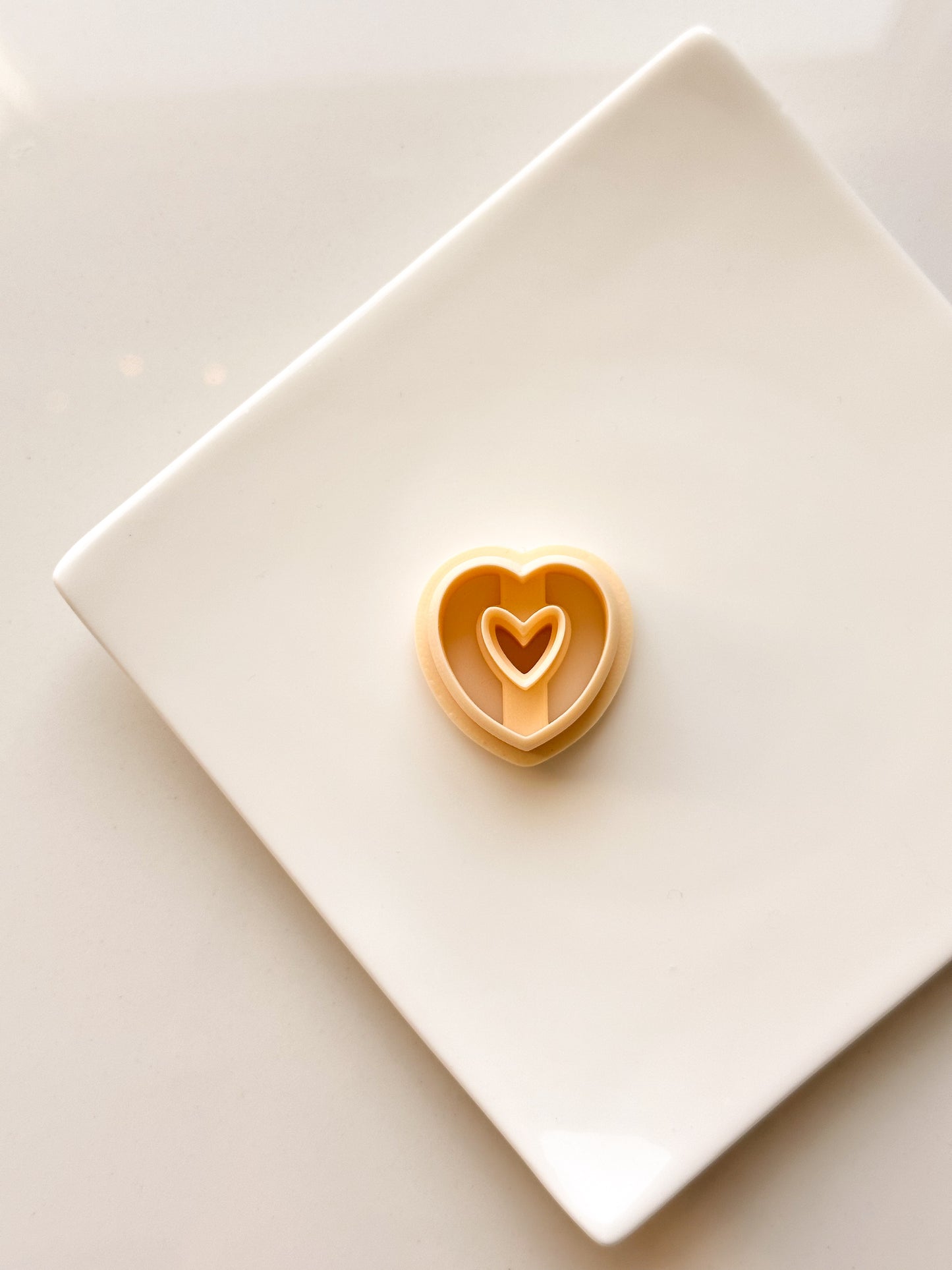 Double Heart Clay Cutter