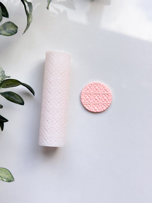 Flower Tiles Resin Texture Roller