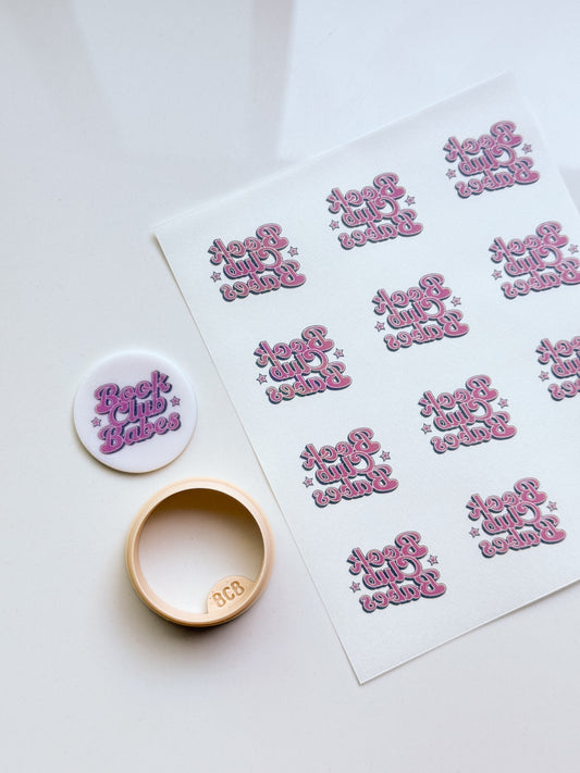 Book Club Babes Transfer + Clay Cutter Combo