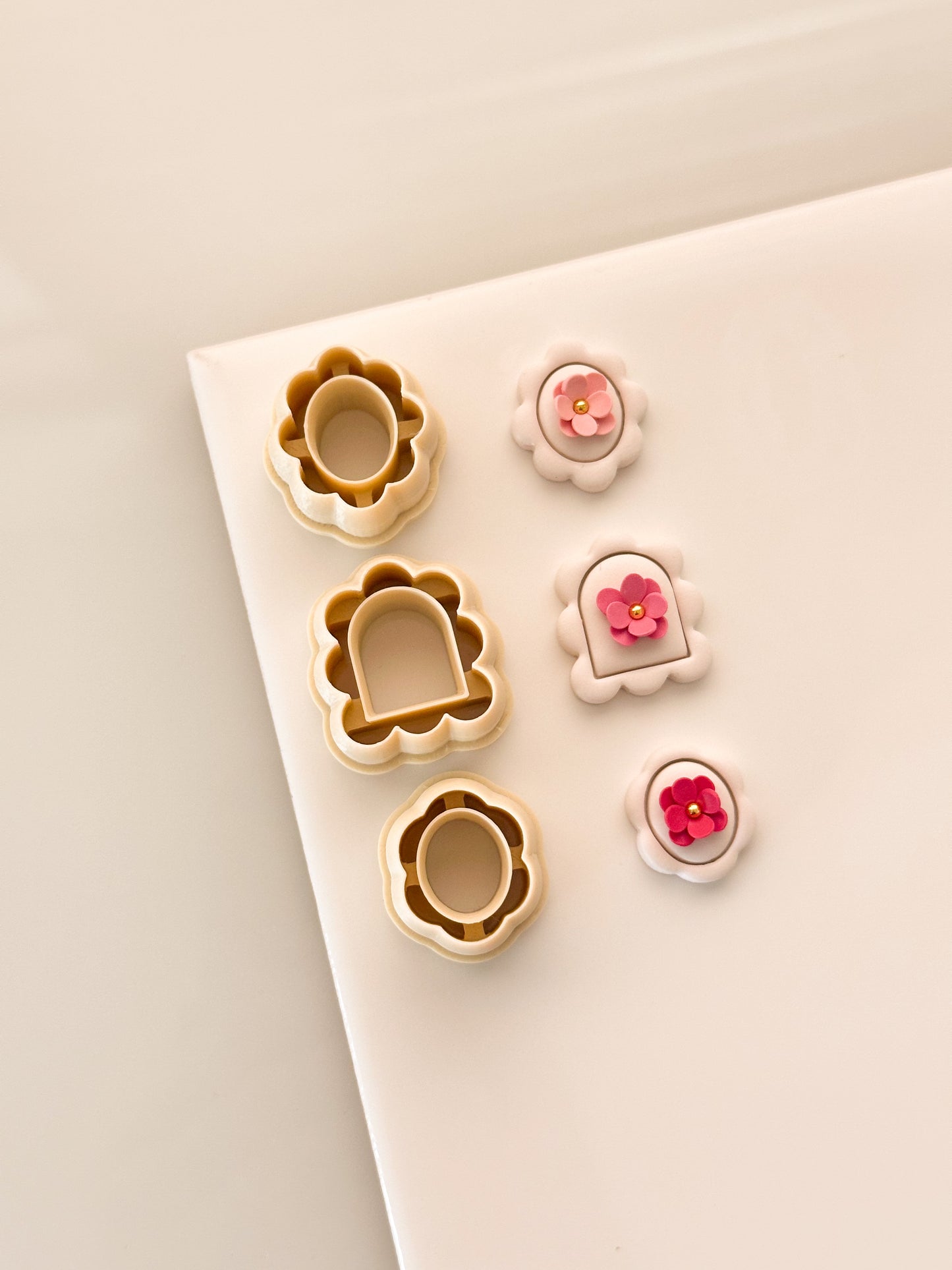 Mini Scalloped Shapes Clay Cutter