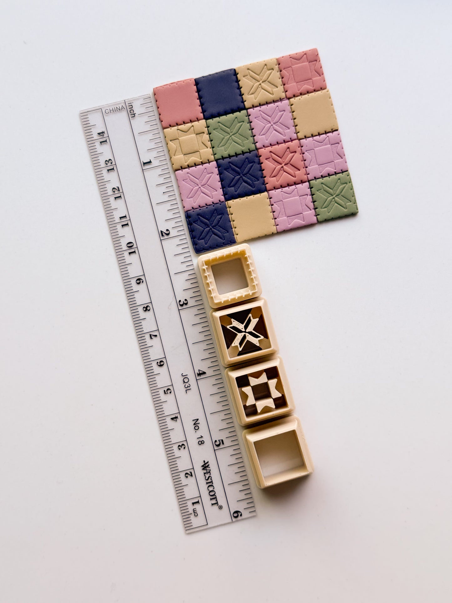 Quilt Builder Medium Clay Cutter Set