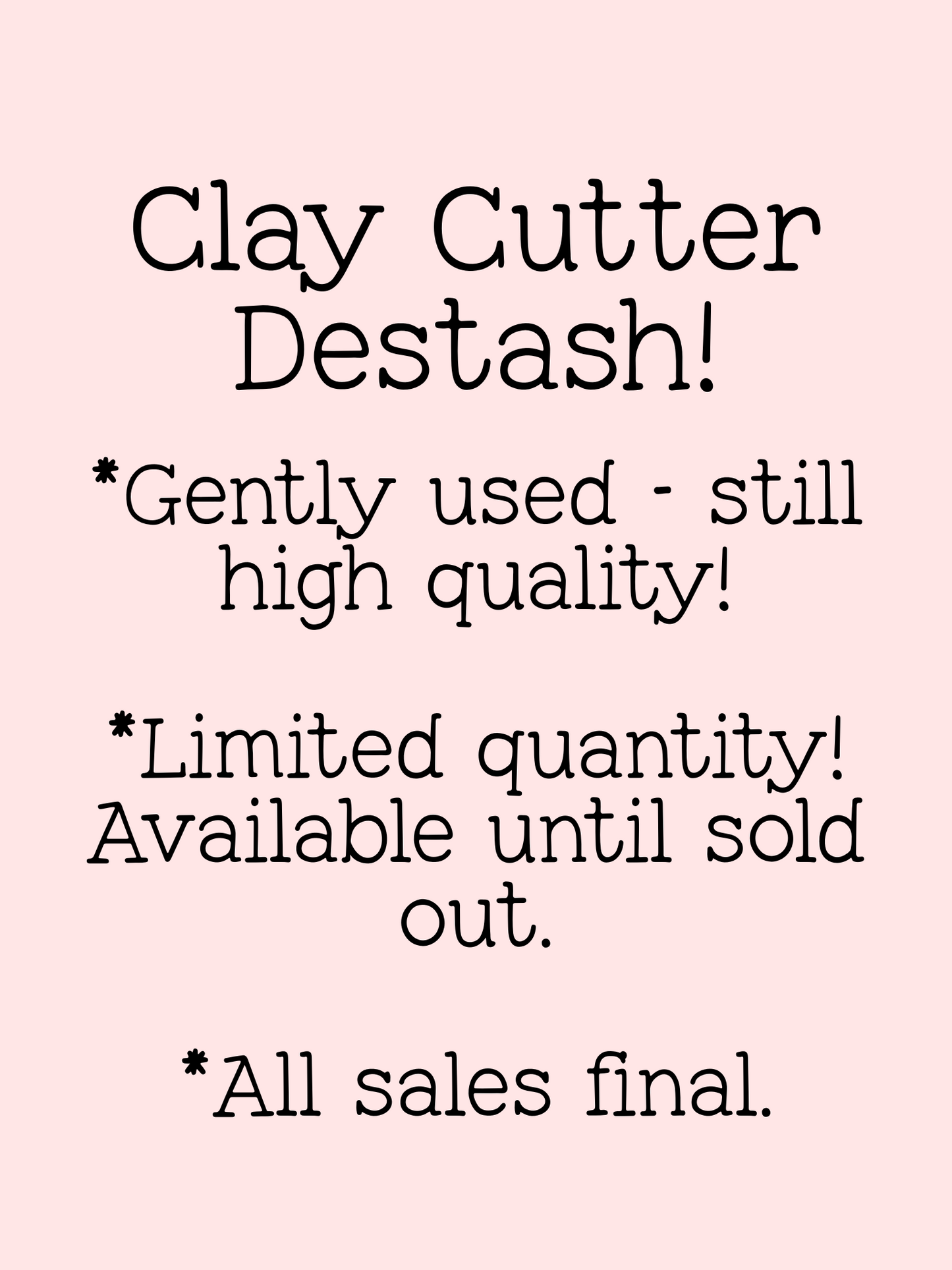 Clay Cutters 𝓓𝓮𝓼𝓽𝓪𝓼𝓱