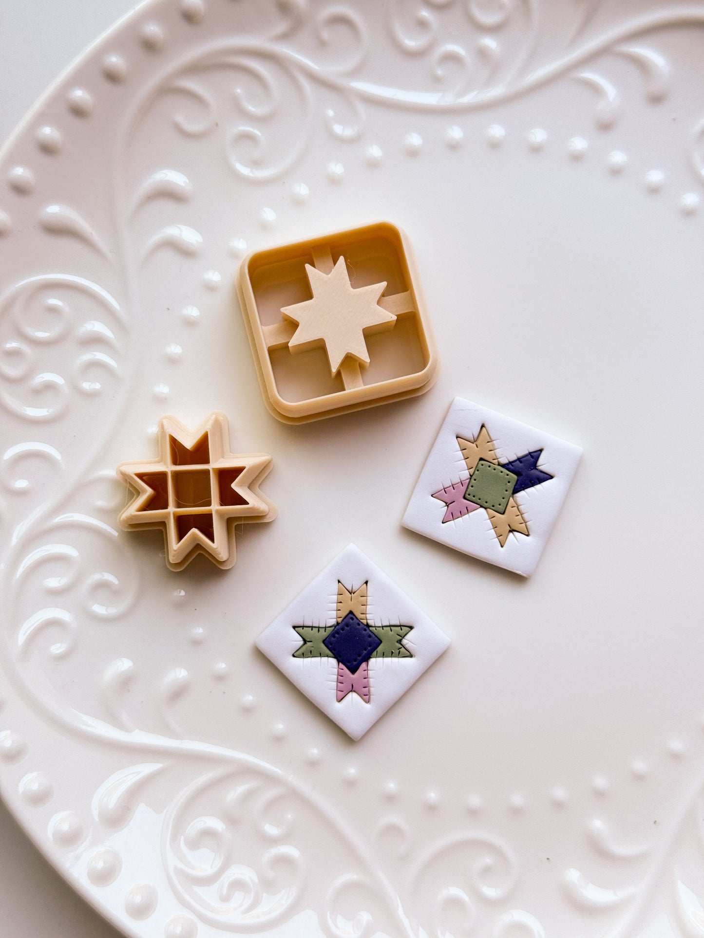 Quilt Bezel 2 Clay Cutter