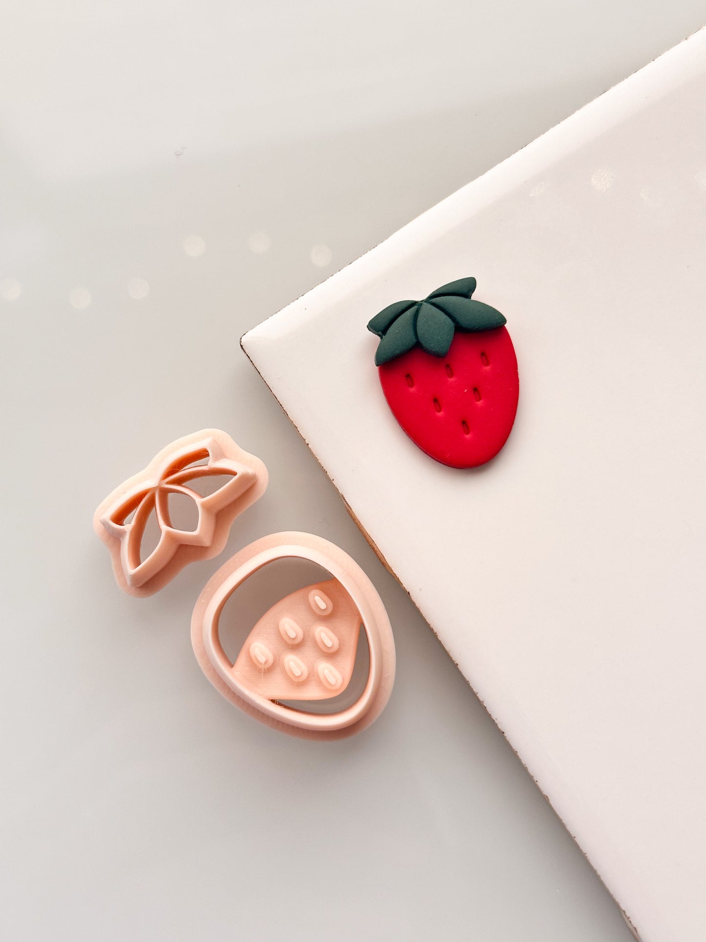 Emporte-pièce en argile en forme de fraise