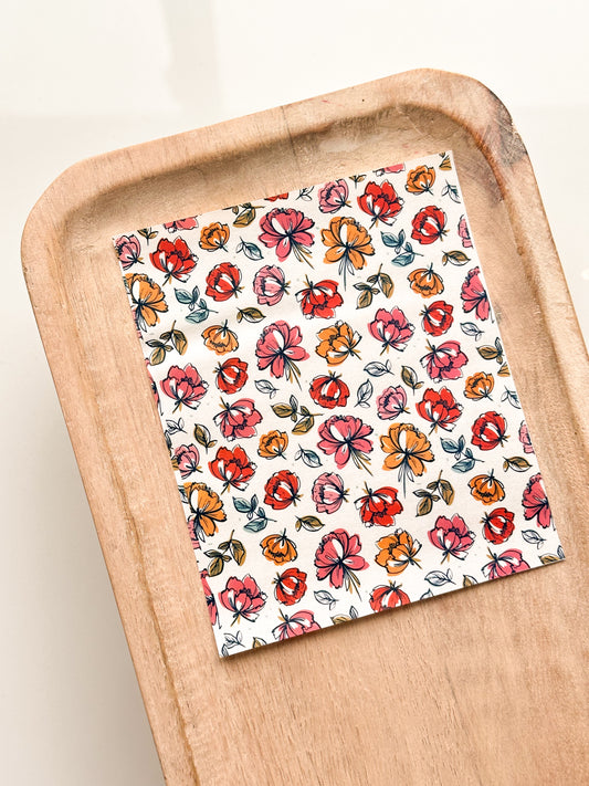 Florals 28 Transfer Sheet
