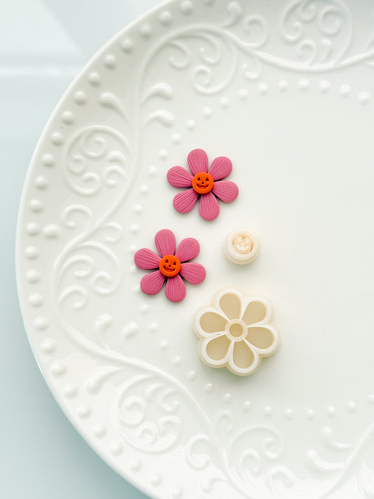 Jack-o’-lantern Flower Clay Cutter Set (R)