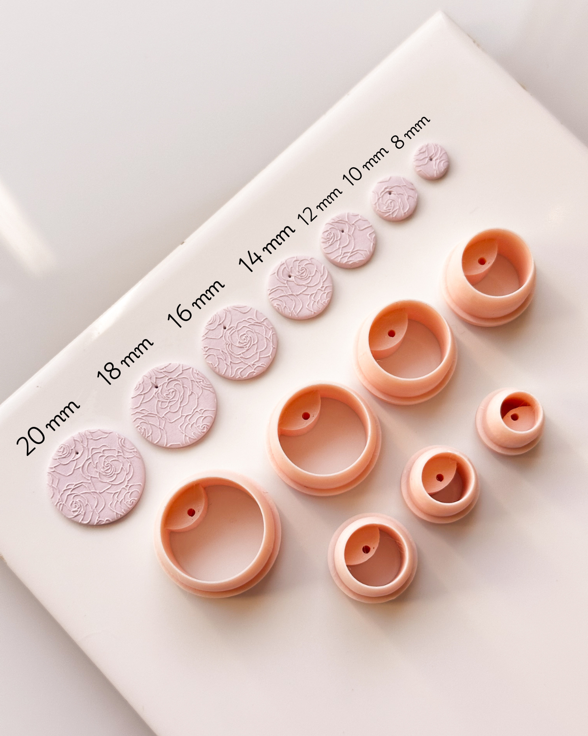 Heishi Disks Offset Drill Guide Clay Cutter Set