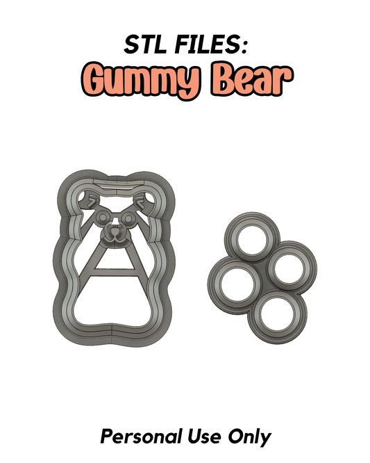 Gummy Bear STL FILE