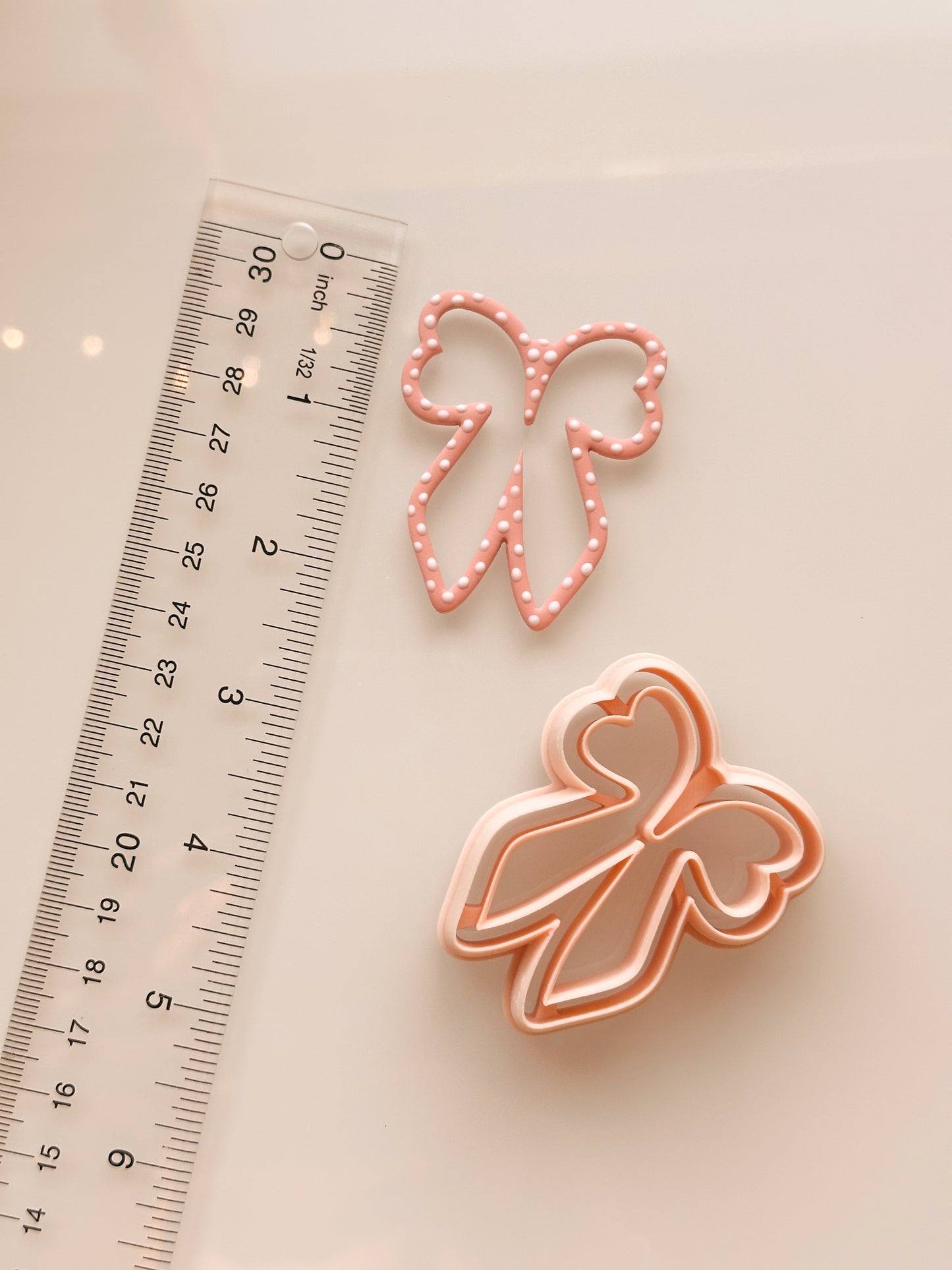 Bow Paperclip Bookmark Clay Cutter