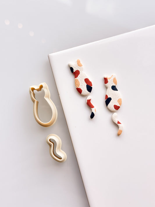 Cat + Tail Clay Cutter
