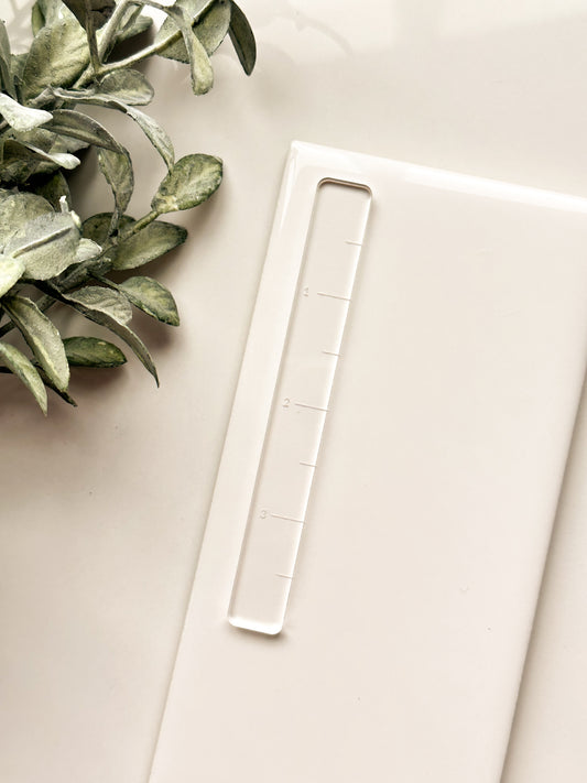 Mini Acrylic Jewelry Ruler