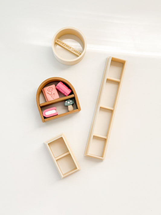 MINI ARCH BOOKSHELF Clay Cutter Set