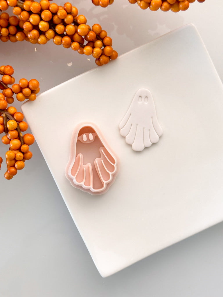 Embossed Ghost 1 Clay Cutter