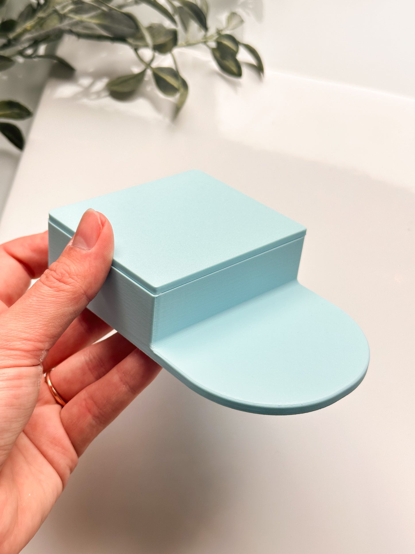 Ice Blue Cornstarch Container + Excess Landing (Upgrades Available - See Desc.)