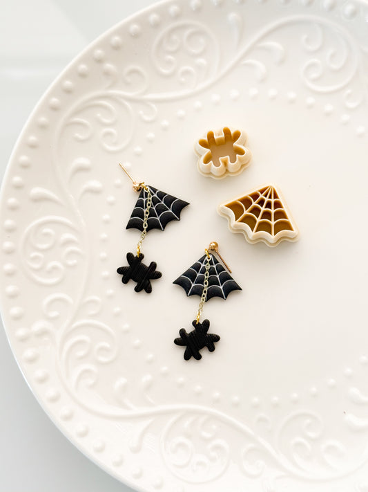 Spider + Web Corner Clay Cutter Set