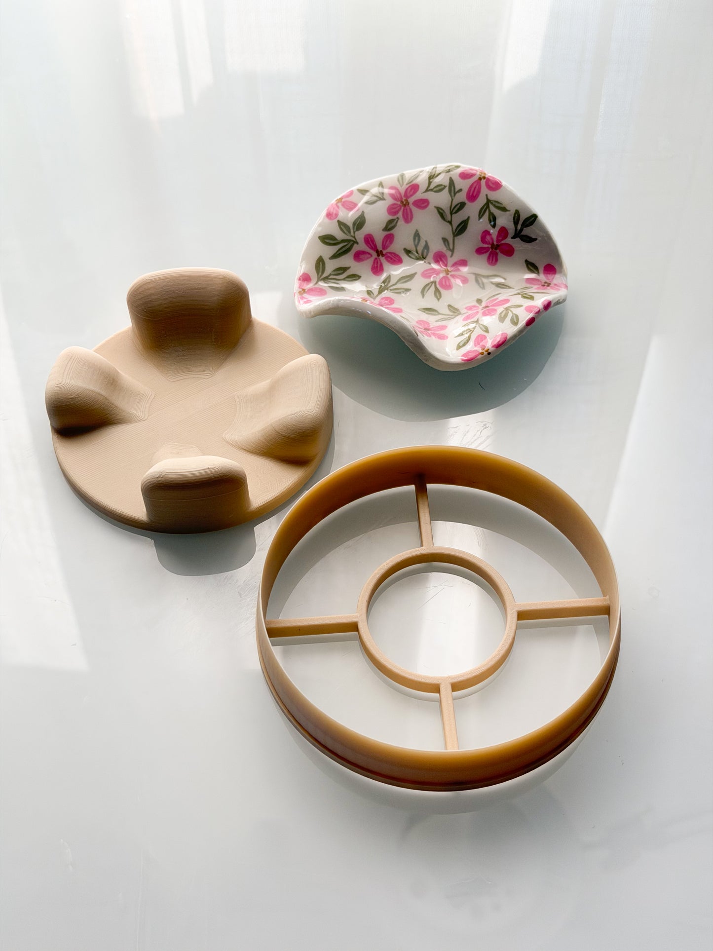 Trinket Dish Shaper + Cutter Air Dry Clay Ceramic Pottery