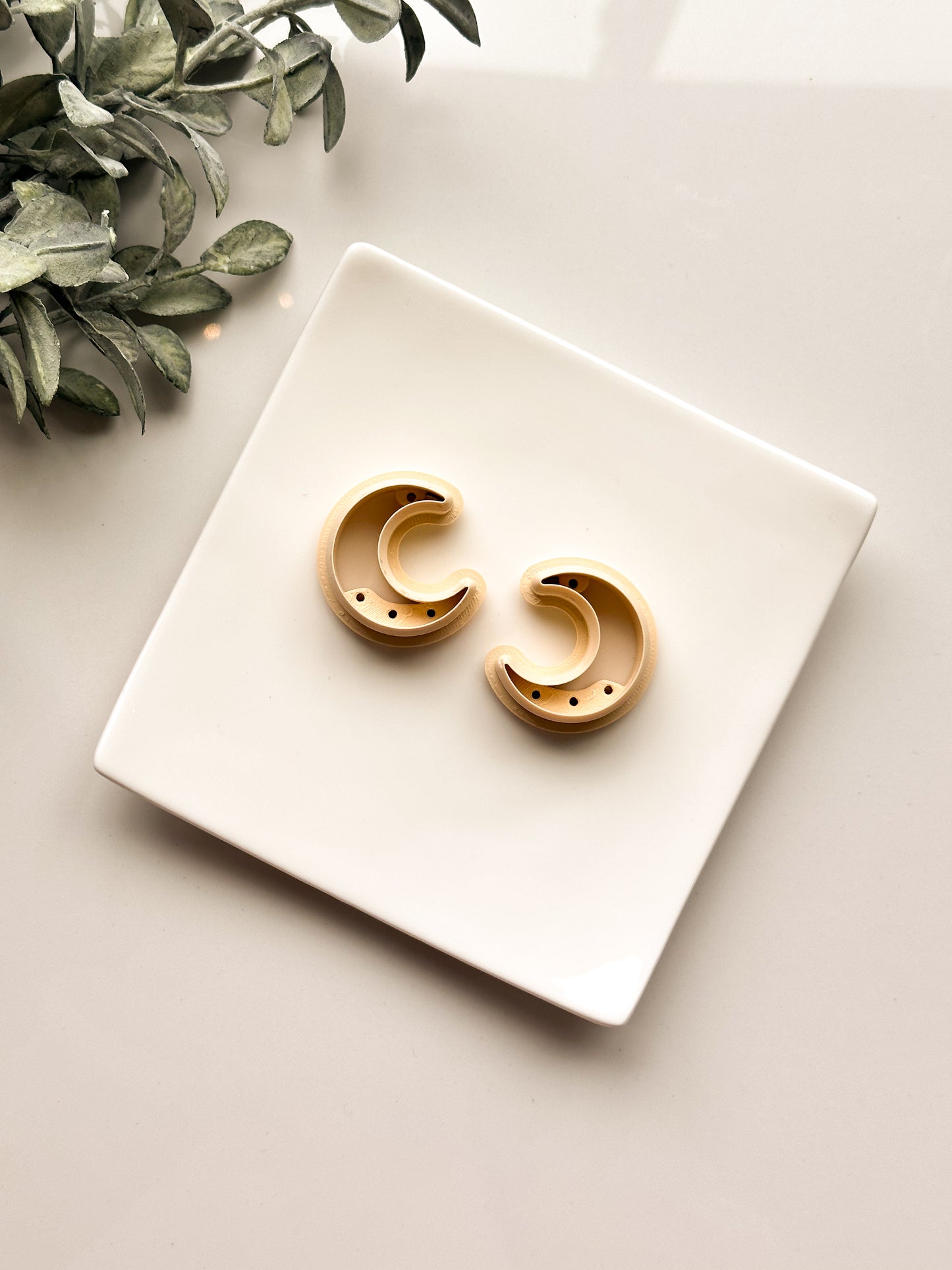 Twin Moons Clay Cutter Set- Drill Guides