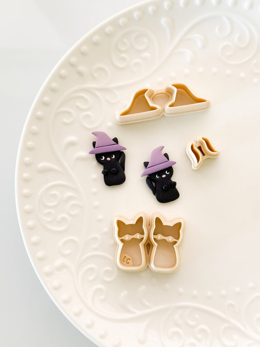 Witch Cats Clay Cutter Set