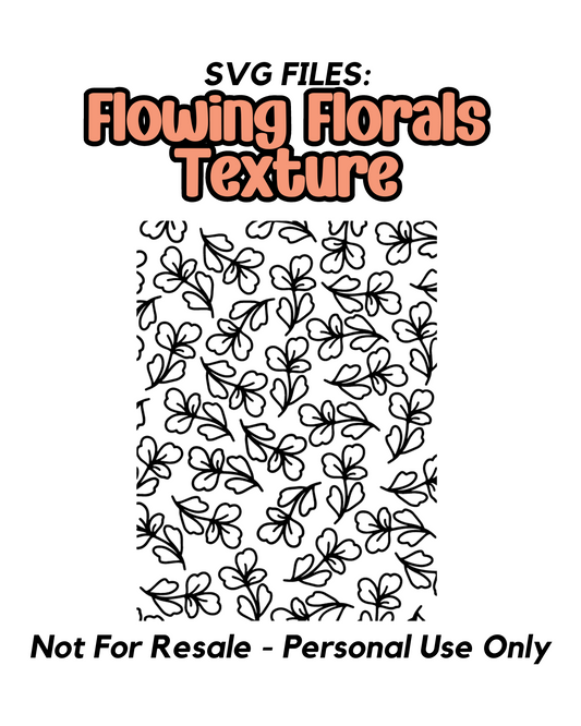 SVG FILES - Flowing Florals Texture