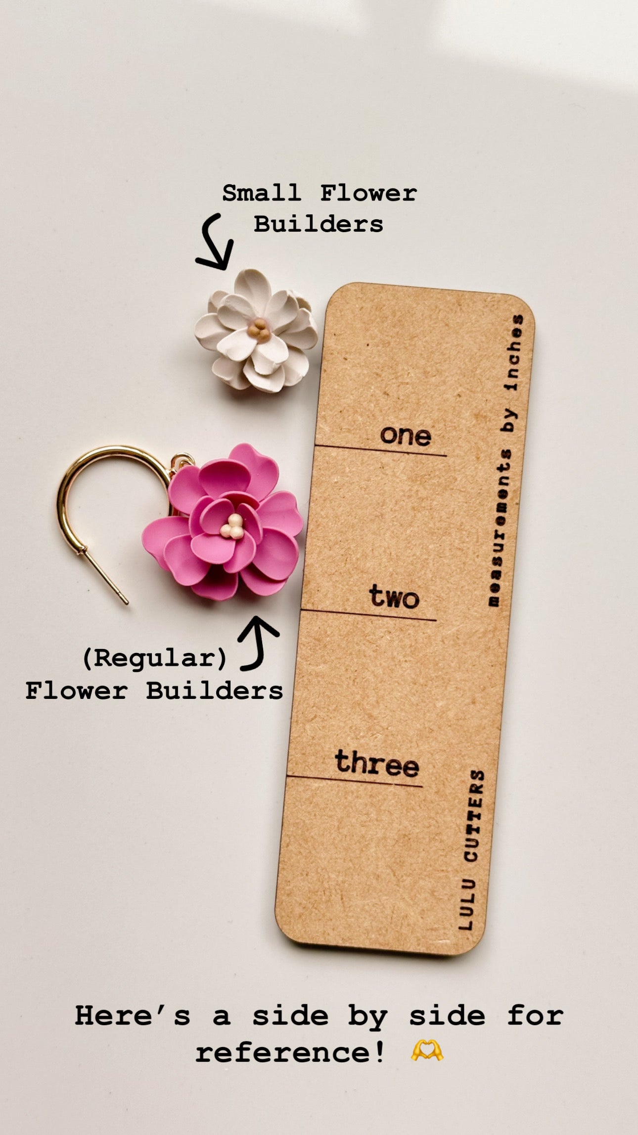 Small Flower Builders Clay Cutters