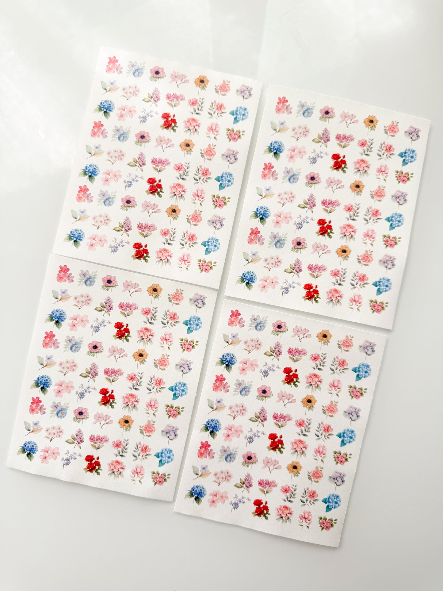 FLORALS 113 Transfer Sheet Single Or 4 Pack