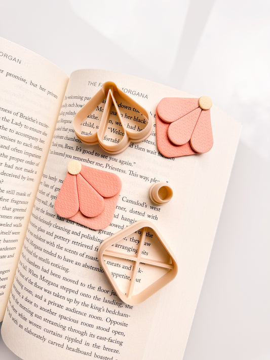 Flower Corner Bookmark Clay Cutter