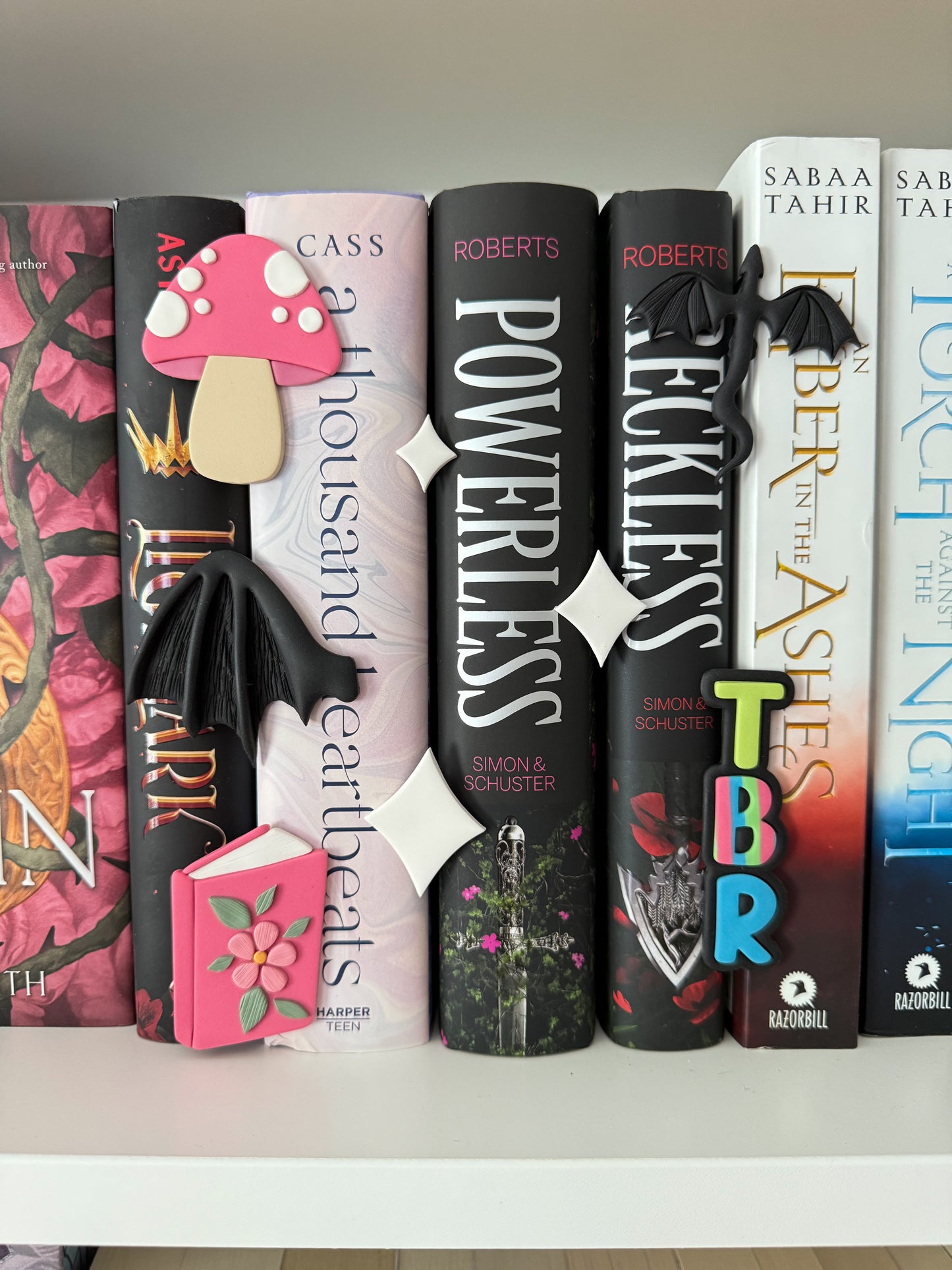 BOOKSHELF DECOR Clay Cutters