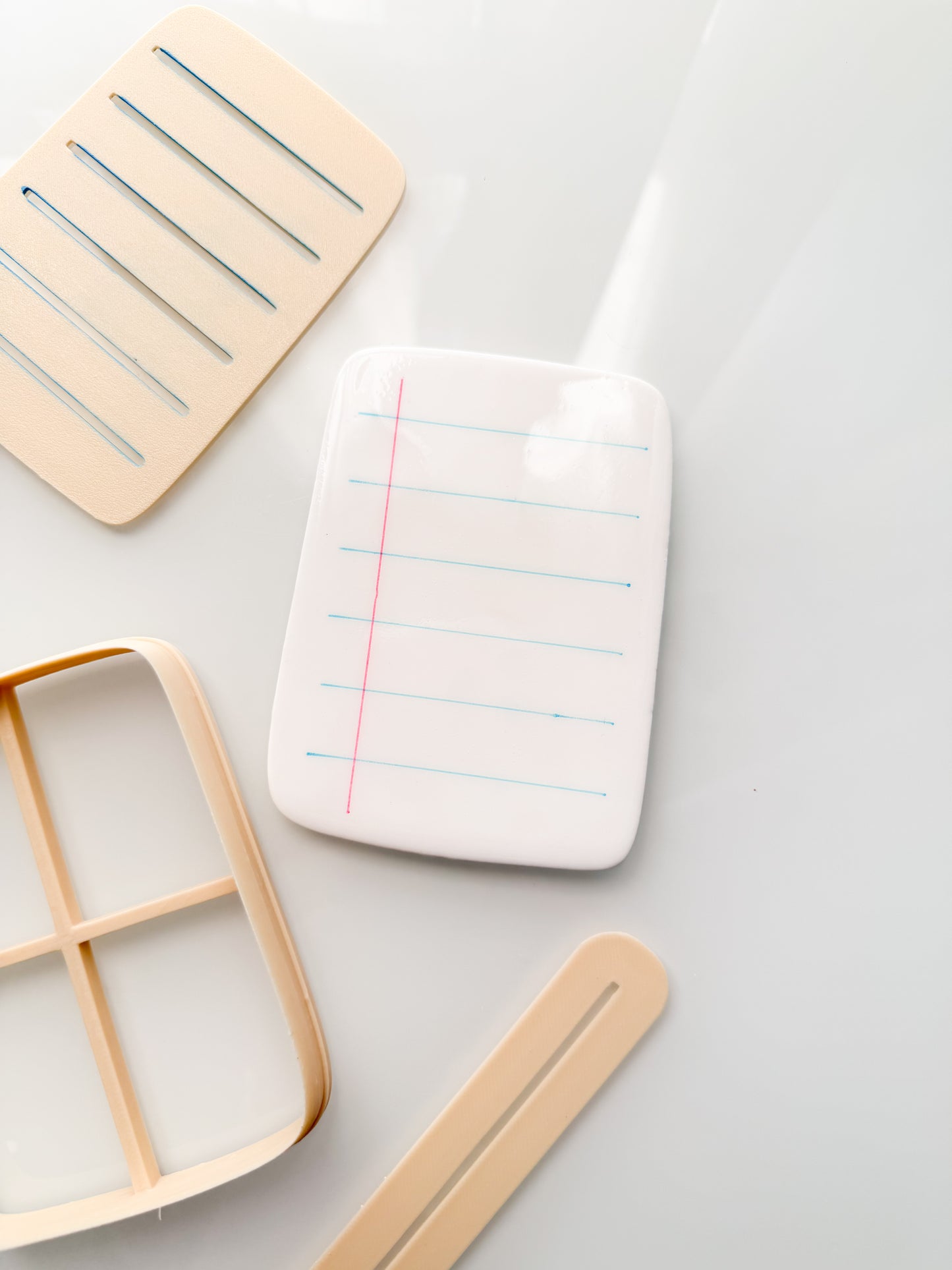 Notebook Paper Clay Cutter + Stencil Set