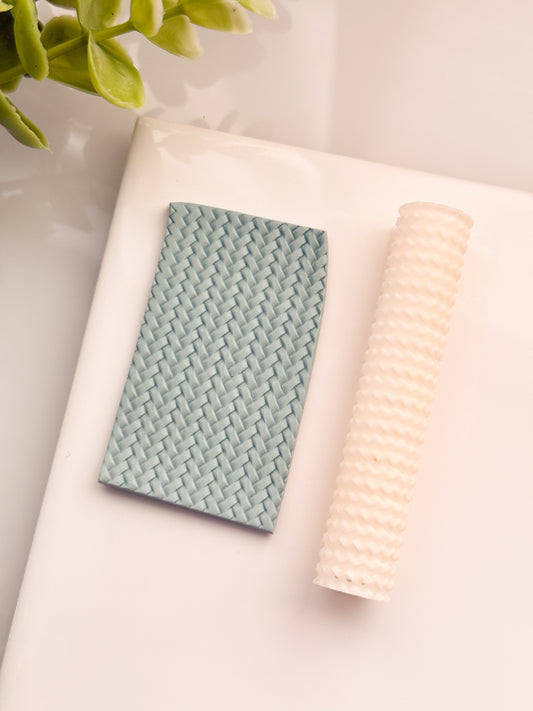 Woven Pattern III Resin Roller