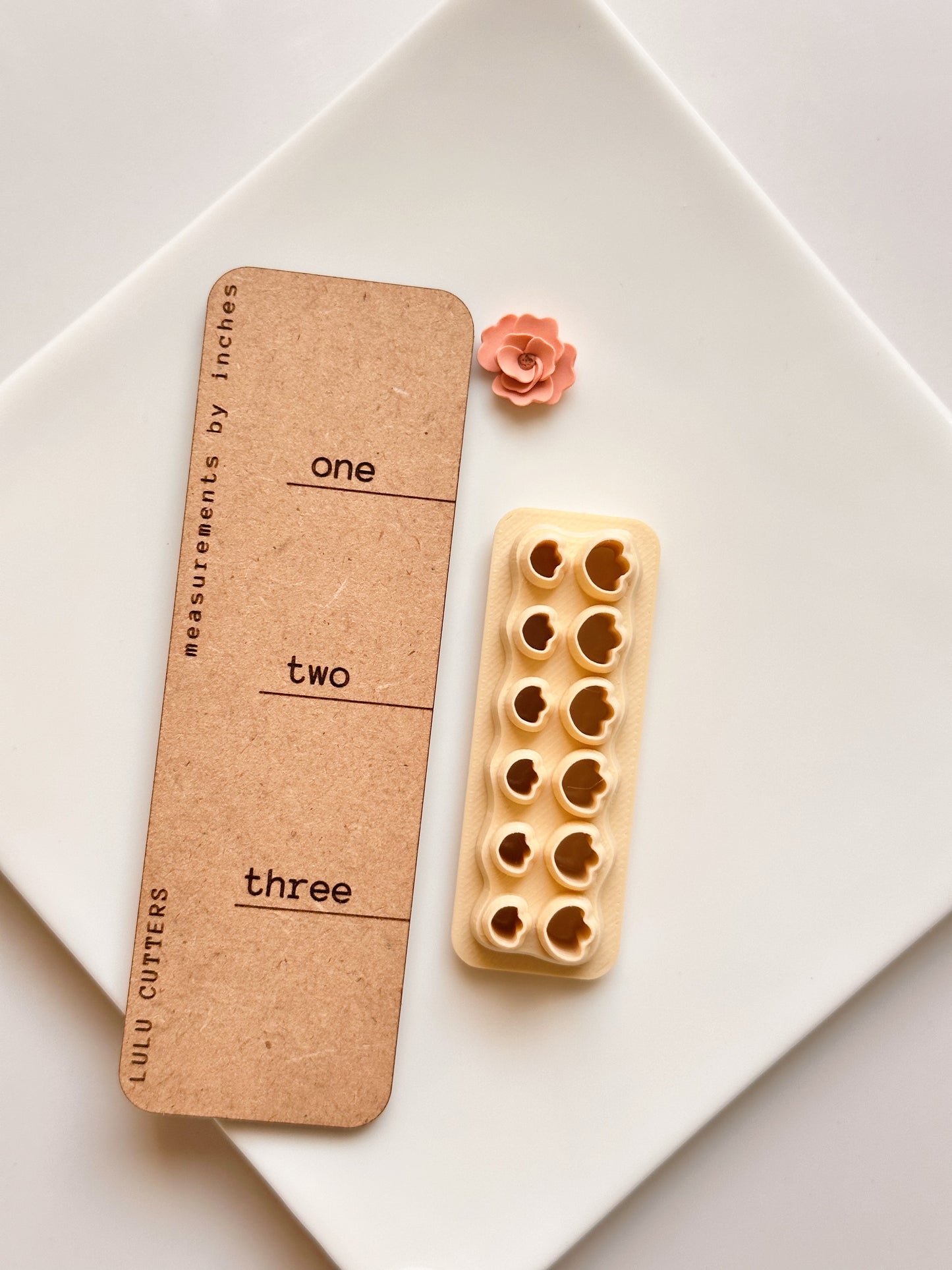 Triple Scalloped Petal Mega Micro Cluster Clay Cutter