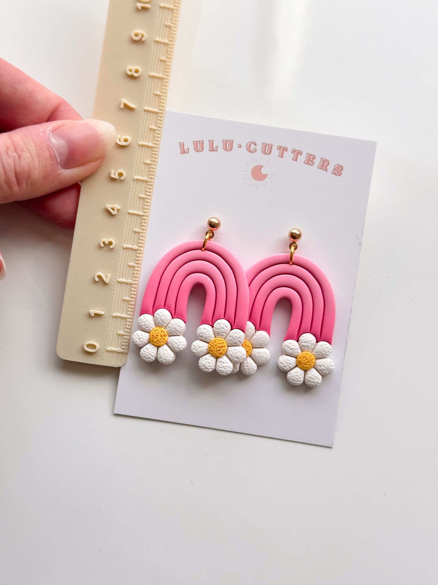 Rainbow + Flowers Earrings