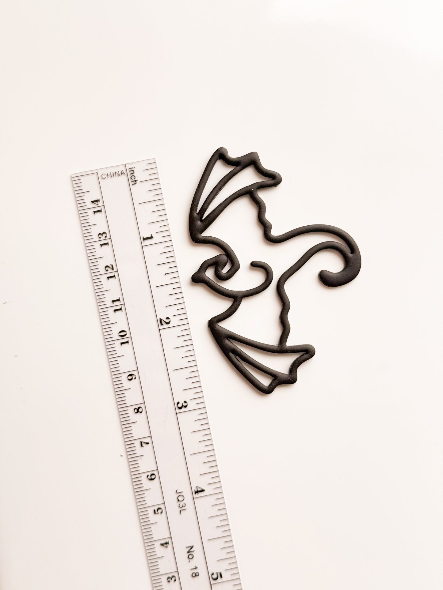 Dragon Paperclip Style Bookmark Clay Cutter