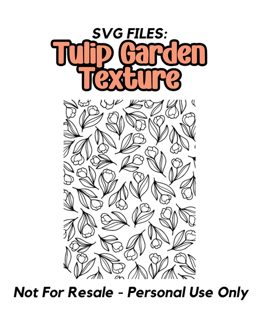 SVG FILES - Tulip Garden Texture