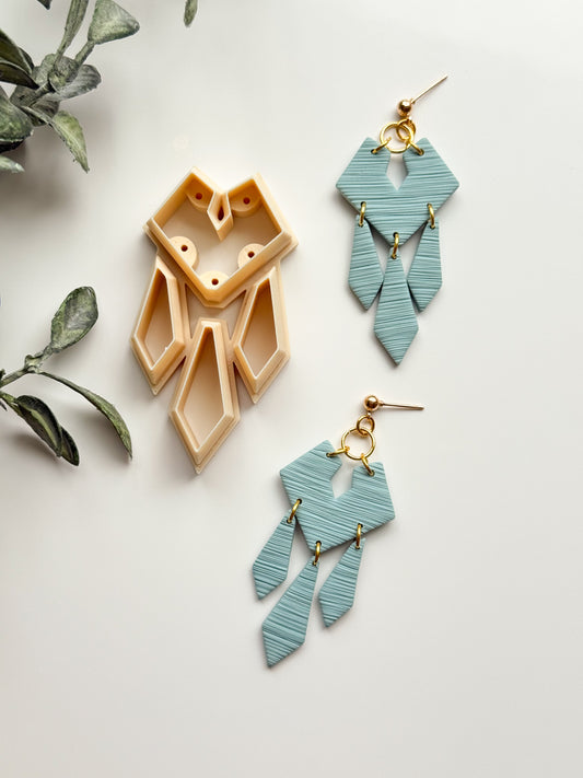 Diamond Dangle Set Drill Guides Clay Cutter