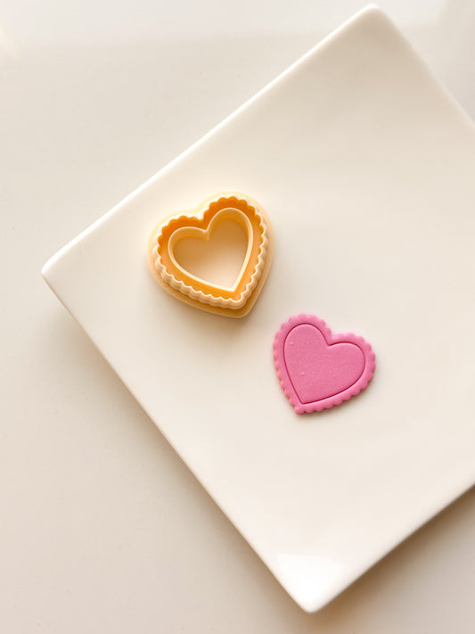 Scalloped Heart Clay Cutter
