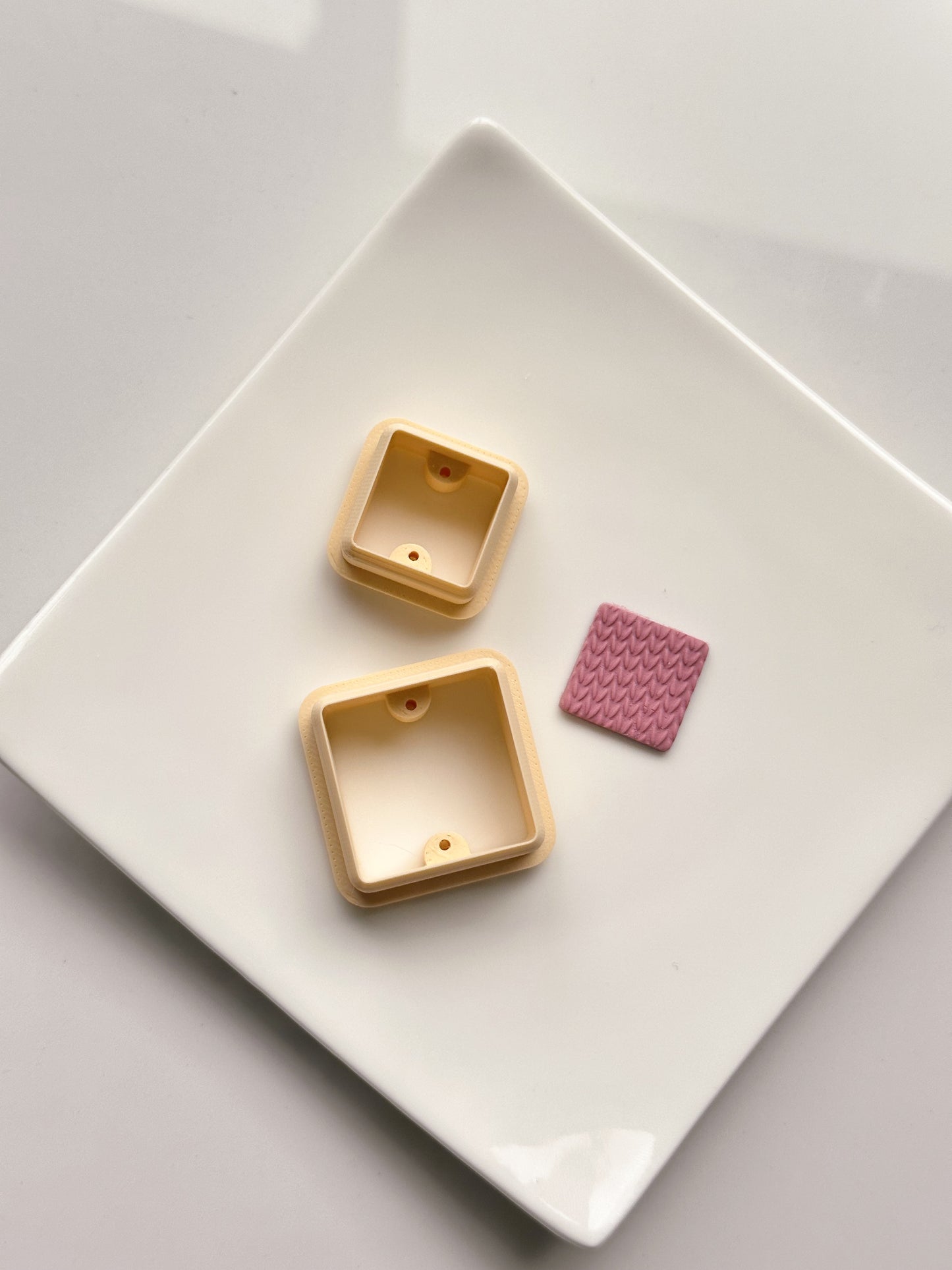 Carré - Guide de perçage pour coupe-argile