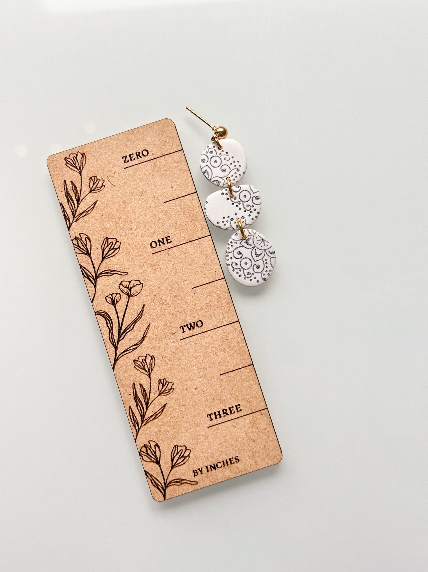Boucles d'oreilles estampées