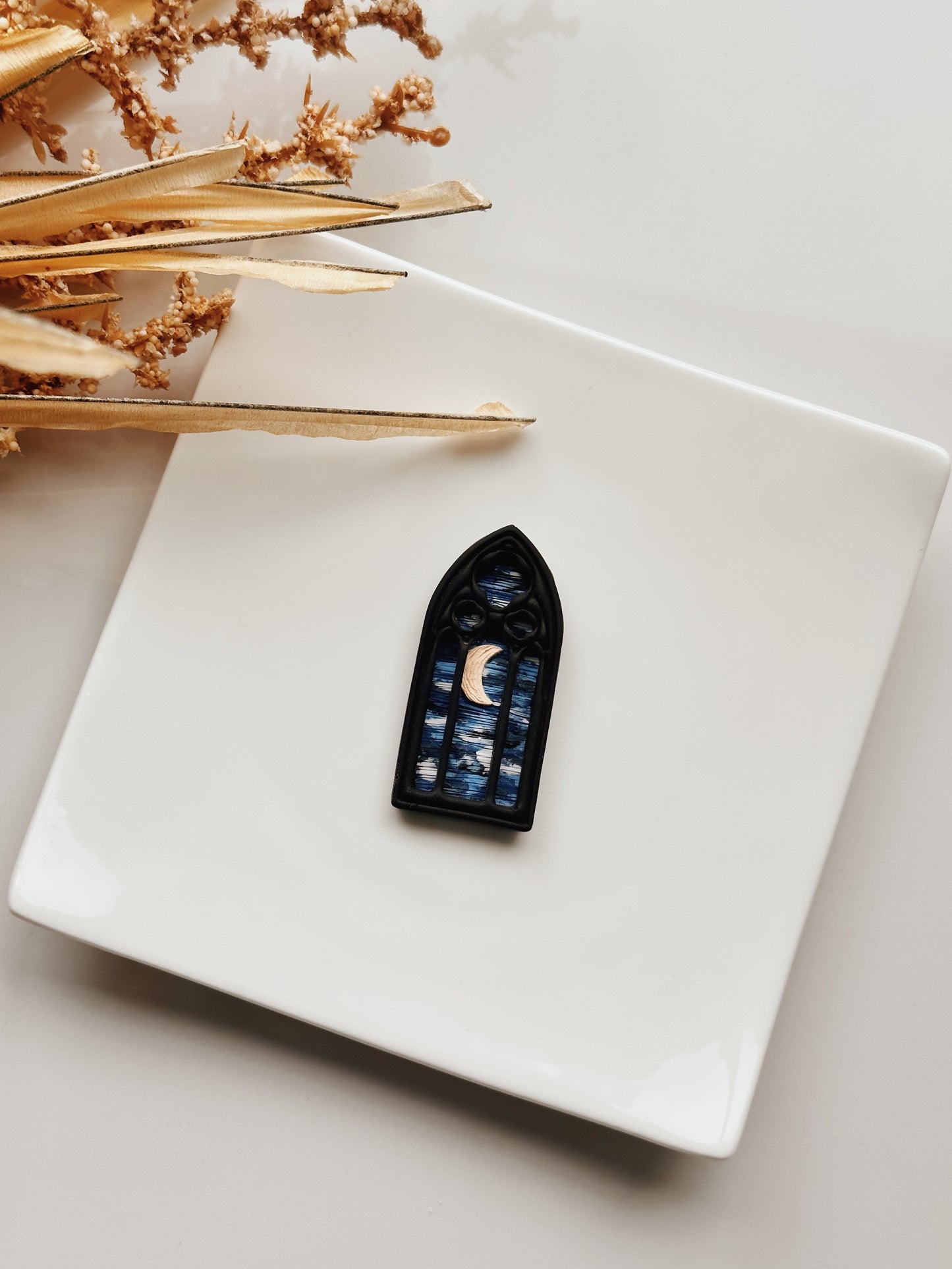 Juego de 2 cortadores de arcilla con forma de ventana de catedral