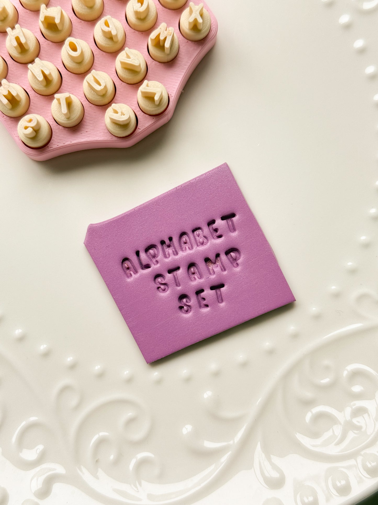 ALPHABET STAMP SET