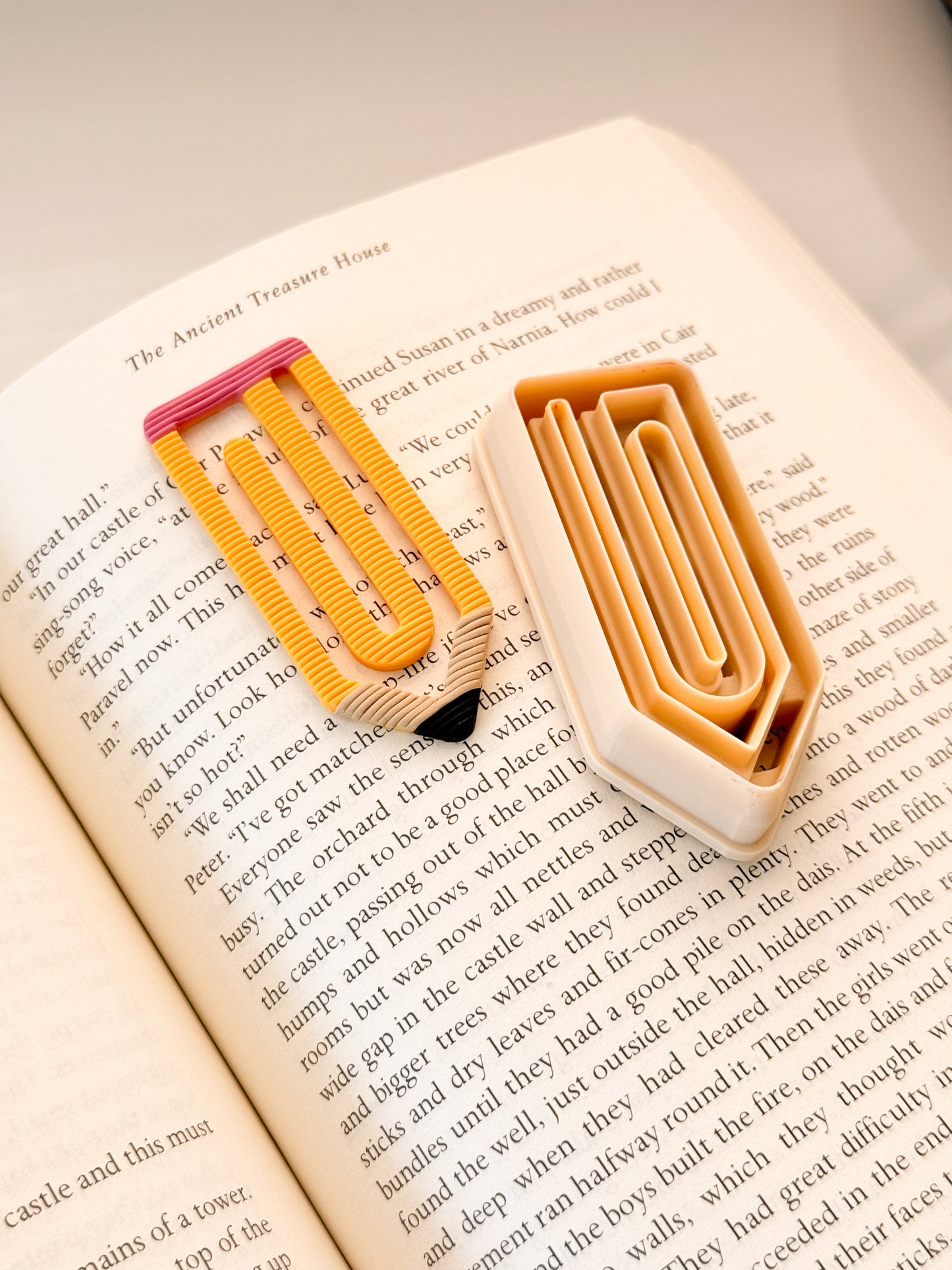 Pencil Paperclip Bookmark Clay Cutter