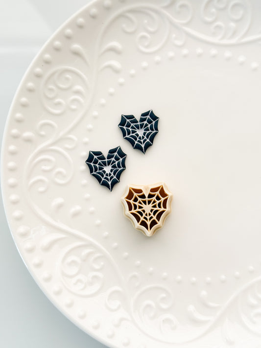 Heart Spiderweb Clay Cutter