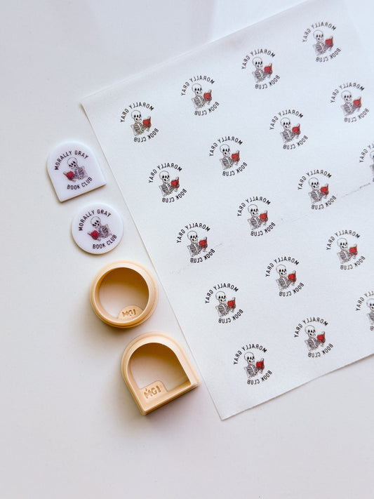 Morally Grey Book Club Transfer + Clay Cutter Combo