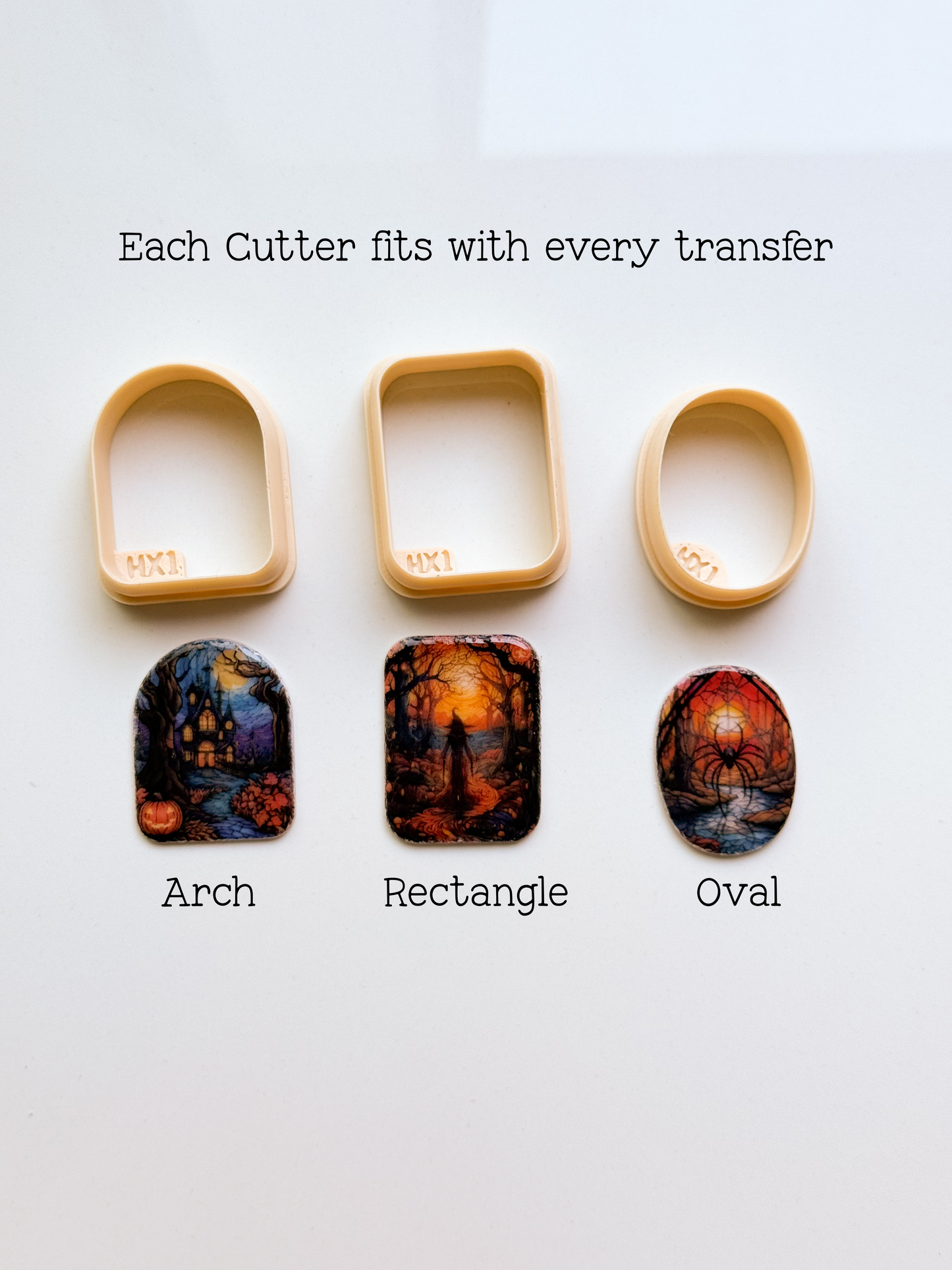 Fall/Halloween Transfer + Clay Cutter Combo