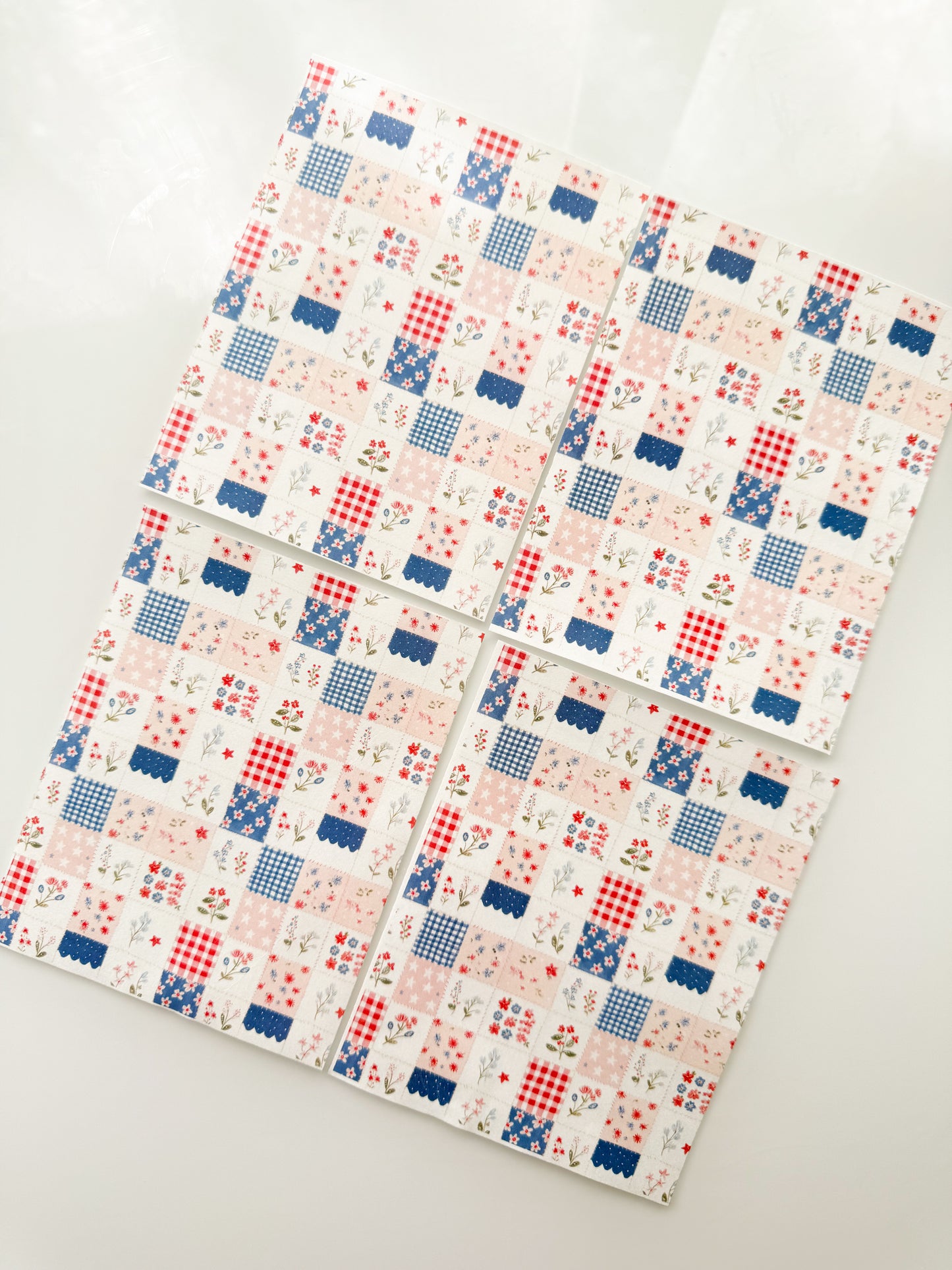 FLORALS 114 Transfer Sheet Single Or 4 Pack