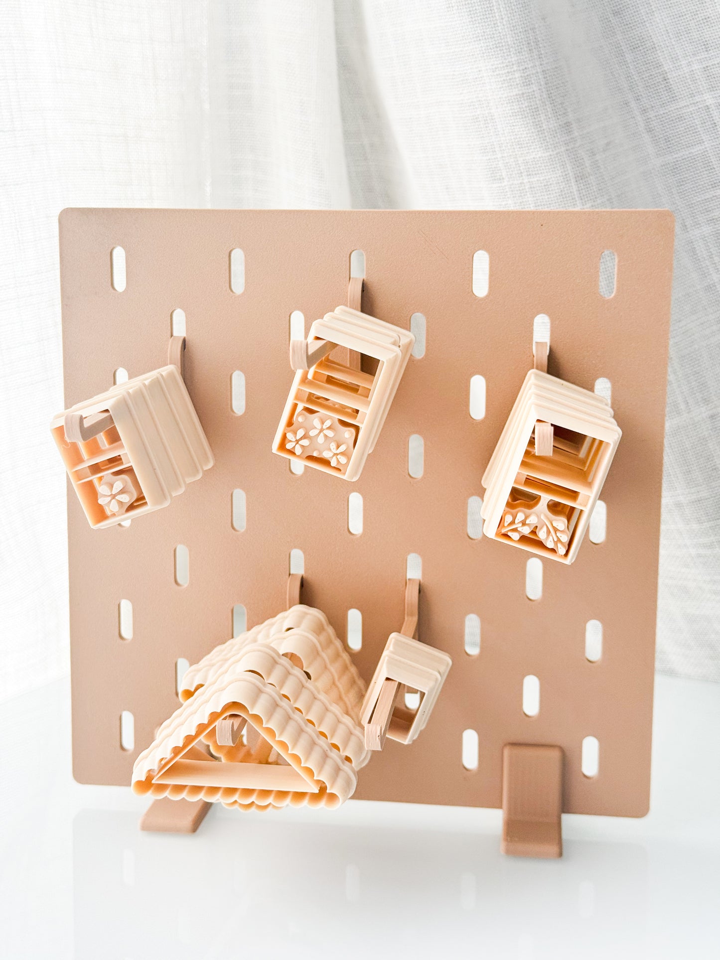 Mini Peg Board Display 3D Printed