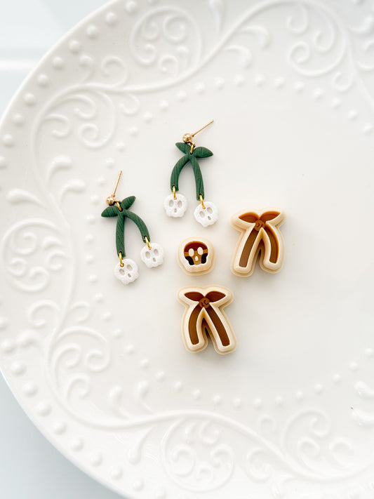 Skull Cherries Clay Cutter Set