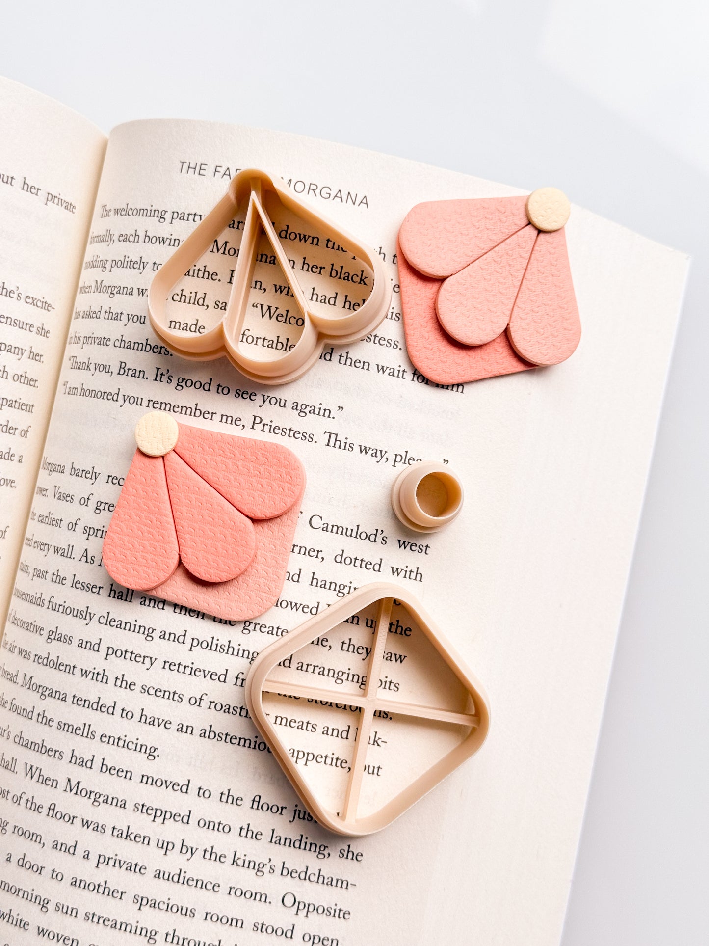 Flower Corner Bookmark Clay Cutter