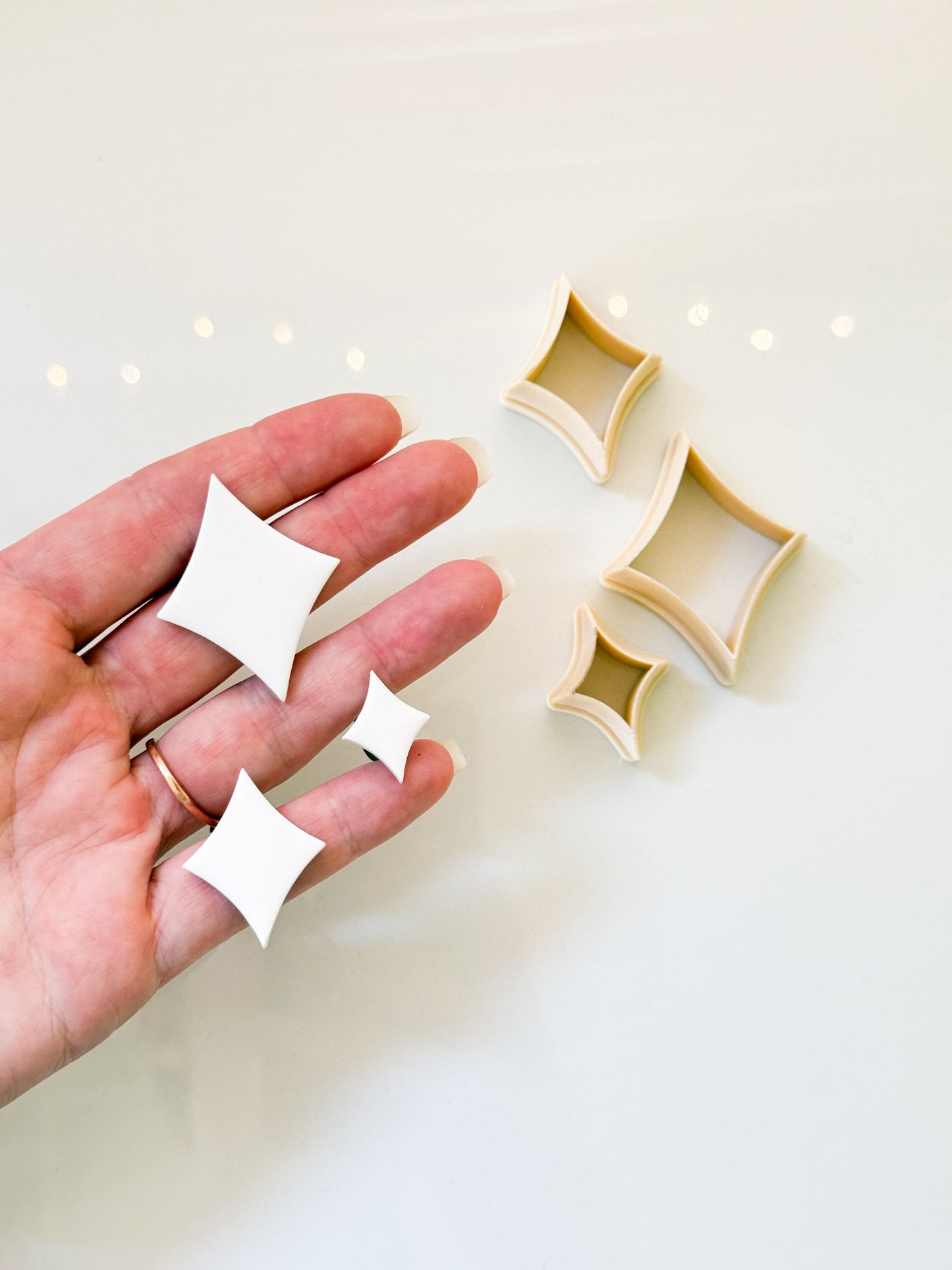 BOOKSHELF DECOR Clay Cutters