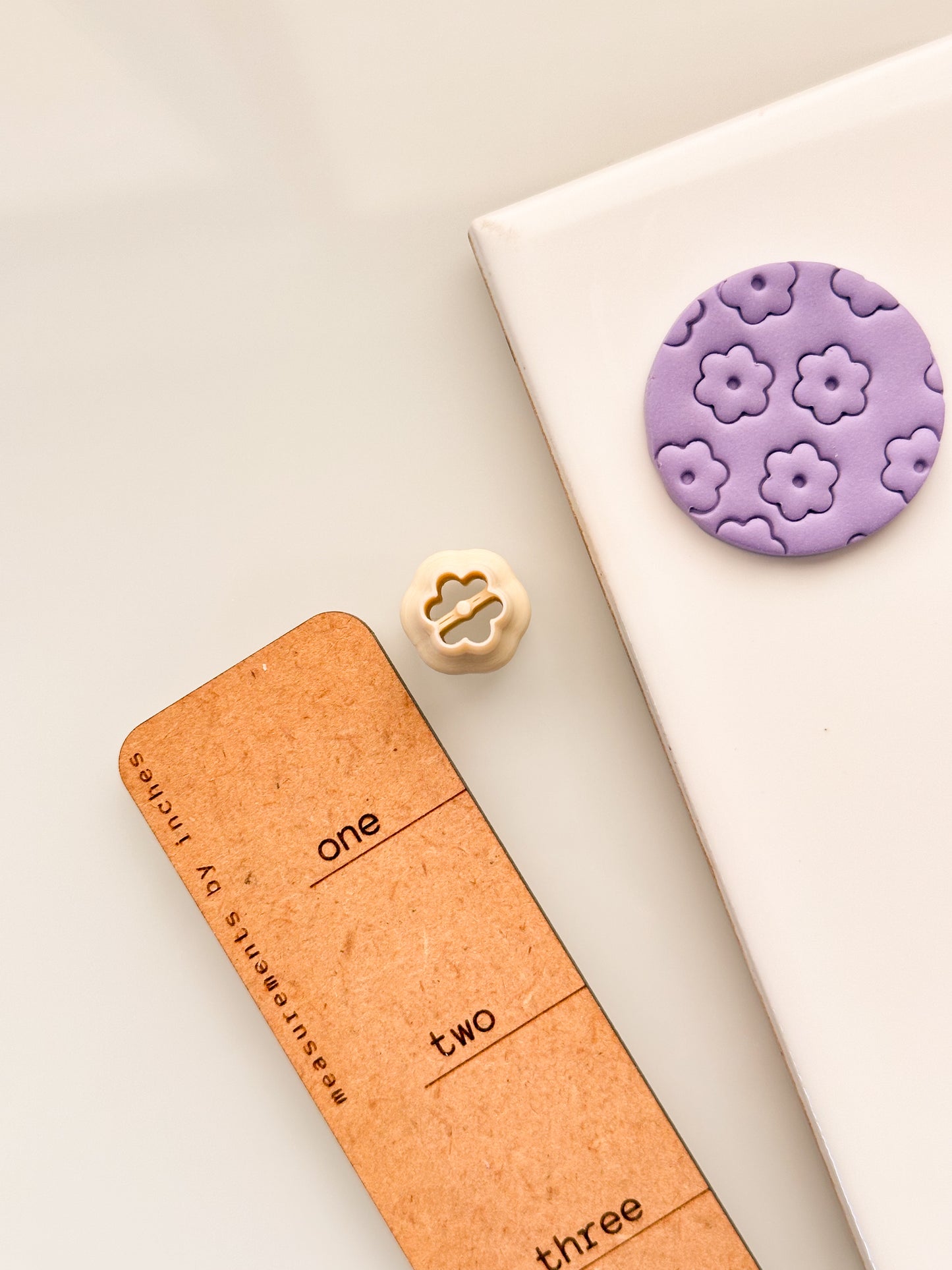 Little Flower Clay Stamp